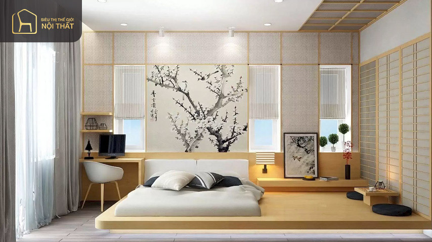 Cách trang trí phòng ngủ nhỏ theo phong cách Nhật tạo sự đơn giản, thư giãn cho gia chủ Cách trang trí phòng ngủ nhỏ theo phong cách Nhật tạo sự đơn giản, thư giãn cho gia chủ