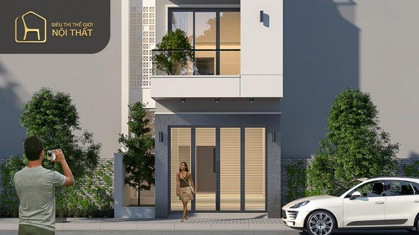 Mẫu thiết kế nhà 40m2 3 phòng ngủ Mẫu thiết kế nhà 40m2 3 phòng ngủ