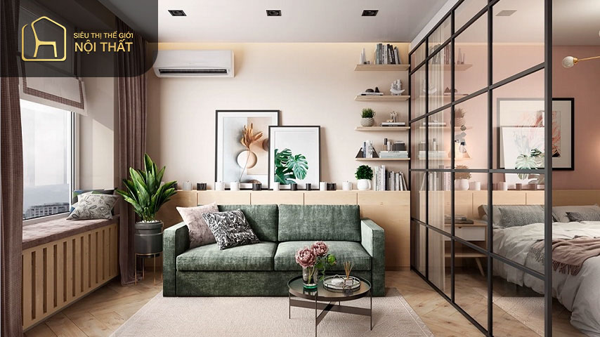 Mẫu thiết kế mẫu nhà chung cư diện tích nhỏ 40m2 Mẫu thiết kế mẫu nhà chung cư diện tích nhỏ 40m2