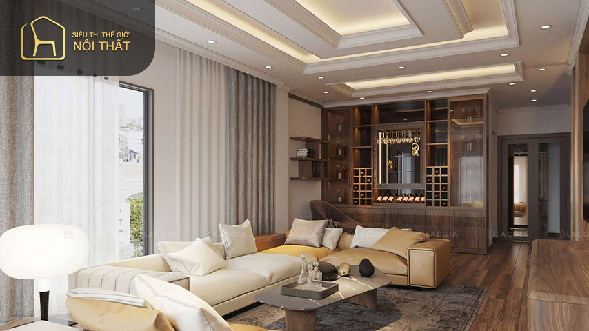 Mẫu thiết kế nhà 50m2 2 phòng ngủ đẹp, tiện nghi
