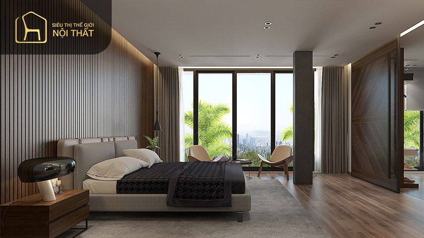 Mẫu thiết kế nhà 50m2 2 phòng ngủ nhiều ánh sáng
