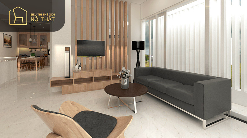 Mẫu thiết kế nhà 50m2 2 phòng ngủ cho 2 thế hệ