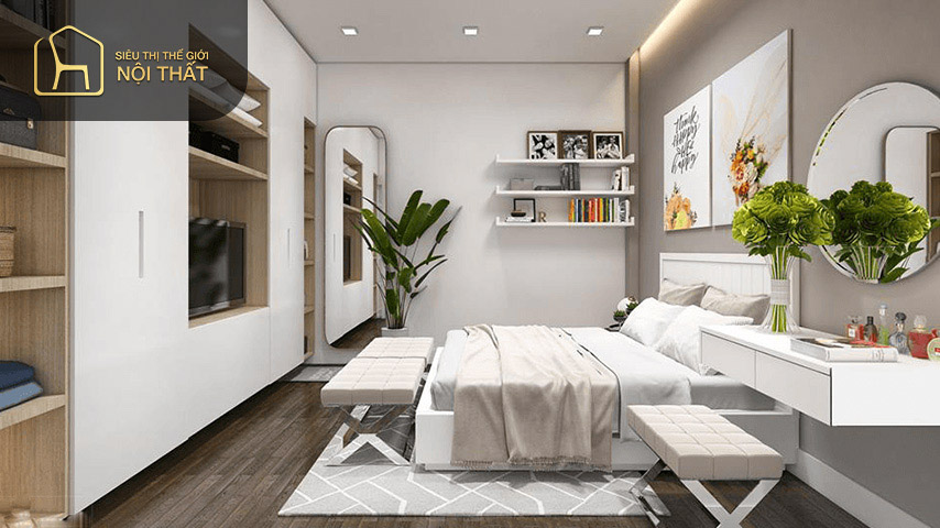 Mẫu thiết kế nhà 2 tầng 50m2 3 phòng ngủ