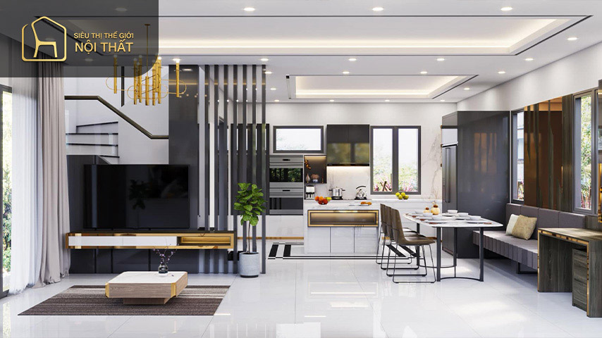 Thiết kế căn hộ 70m2 3 phòng ngủ theo phong cách tối giản đem đến sự rộng rãi thoáng mát cho không gian Thiết kế căn hộ 70m2 3 phòng ngủ theo phong cách tối giản đem đến sự rộng rãi thoáng mát cho không gian