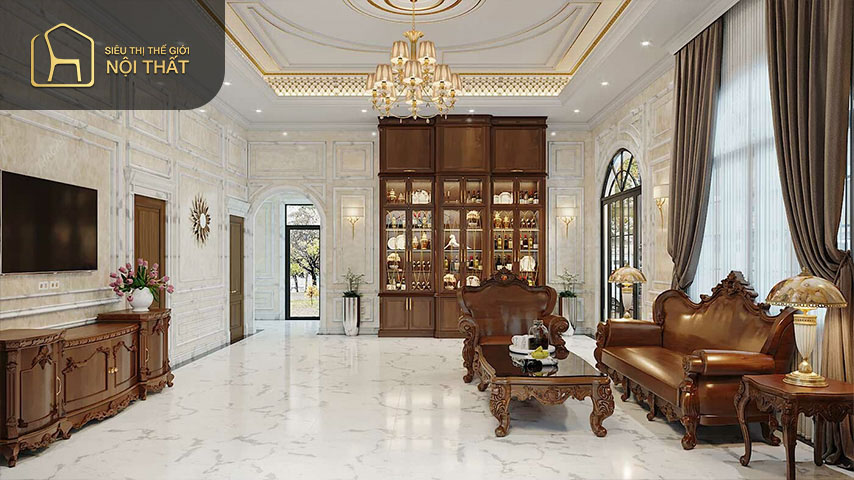 Thiết kế nội thất biệt thự tân cổ điển là gì?