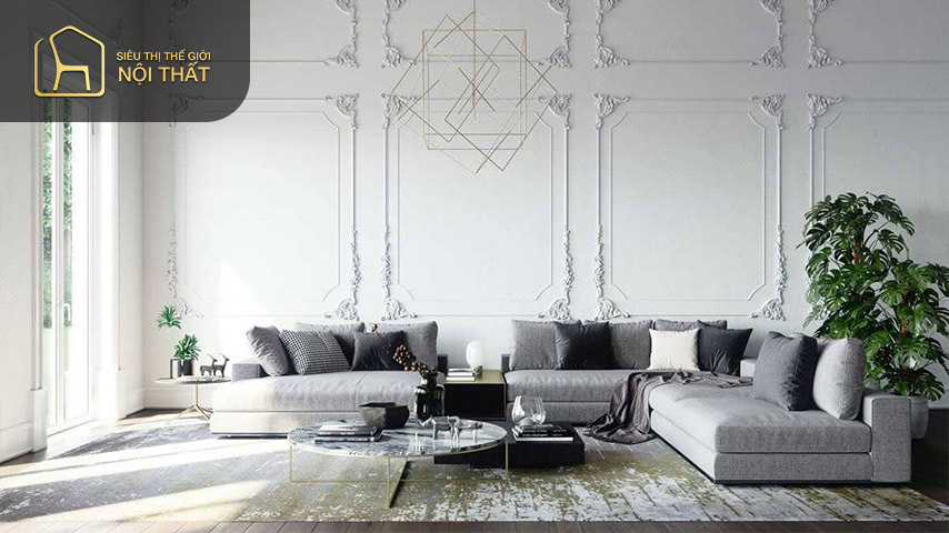 Thiết kế nội thất căn hộ chung cư 100m2 phong cách tân cổ điển Thiết kế nội thất căn hộ chung cư 100m2 phong cách tân cổ điển mang đến cho gia chủ không gian sống tinh tế hài hòa
