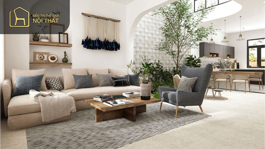 Căn hộ 100m2 thiết kế theo phong cách Địa Trung Hải Căn hộ 100m2 thiết kế theo phong cách Địa Trung Hải đem đến cảm giác tươi mới và đầy sức sống