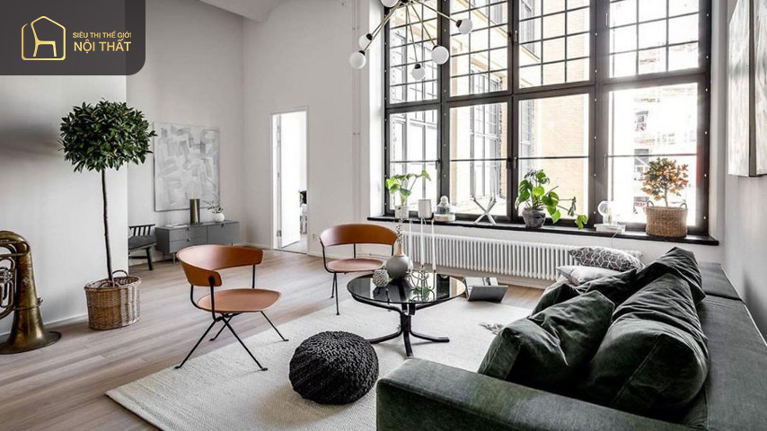 Thiết kế căn hộ 45m2 theo phong cách Bắc Âu Thiết kế căn hộ 45m2 theo phong cách Bắc Âu làm cho ngôi nhà trở nên rộng rãi ấn tượng hơn