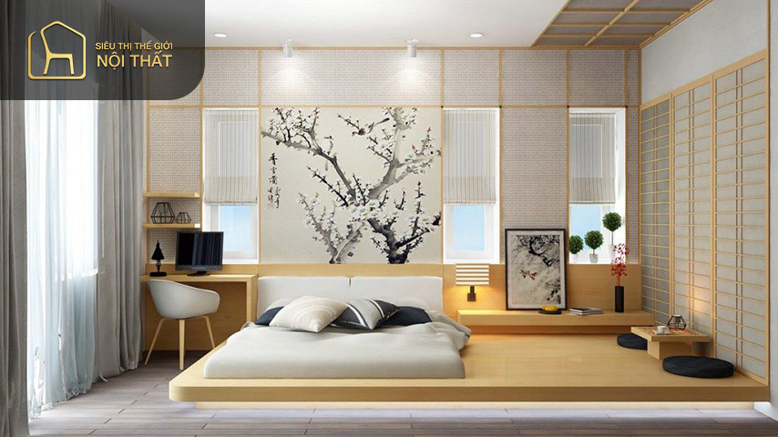 Thiết kế nội thất căn hộ chung cư 80m2 theo phong cách Nhật Bản phù hợp với những gia đình trẻ