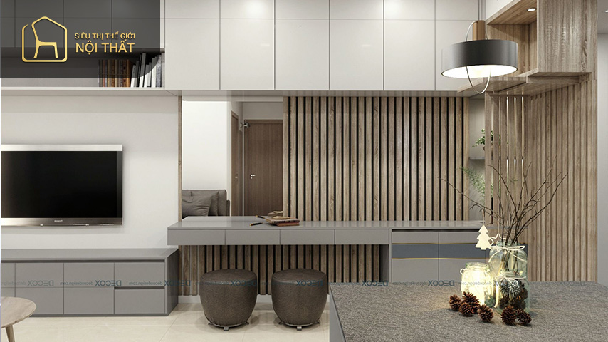 Thiết kế căn hộ 80m2 mang phong cách riêng giúp cho căn hộ trở nên giá trị và nổi bật hơn