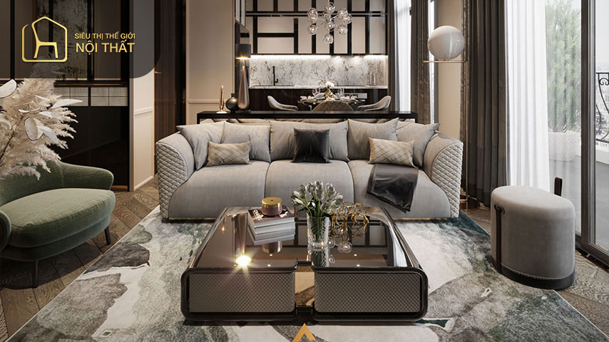 Sử dụng nội thất thông minh là cách thiết kế nội thất nhà chung cư 80m2 tiết kiệm không gian và tiện lợi