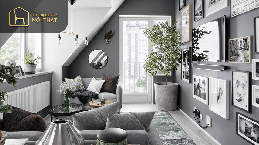 Thiết kế nội thất nhà chung cư 80m2 theo phong cách hiện đại đem lại sự phóng khoáng thoải mái cho căn phòng