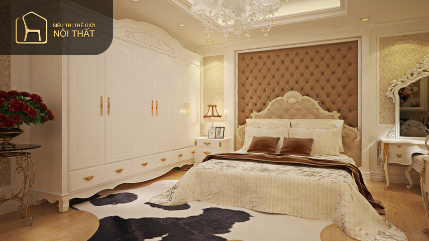 Thiết kế nội thất chung cư theo phong cách cổ điển cho phòng ngủ Thiết kế nội thất chung cư theo phong cách cổ điển cho phòng ngủ đem đến sự hài hòa đẹp mắt và thư thái cho các thành viên trong gia đình