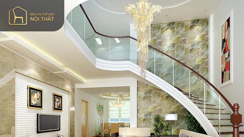 Trang trí tường cầu thang có ý nghĩa gì?