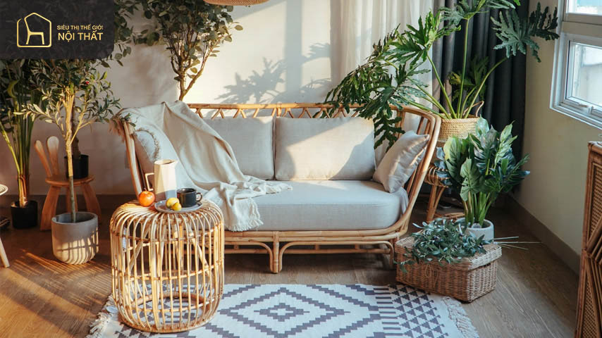Các loại vật liệu nội thất bằng mây tre mang đến một vẻ đẹp riêng, đơn giản nhưng hiện đại Các loại vật liệu nội thất bằng mây tre mang đến một vẻ đẹp riêng, đơn giản nhưng hiện đại