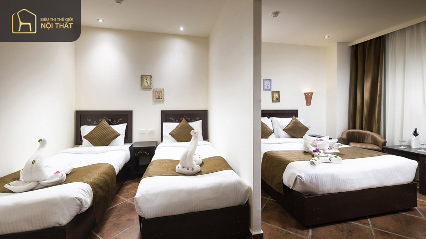 Connecting room thiết kế có cửa ngăn cách với bên ngoài và cửa thông nhau giữa các phòng