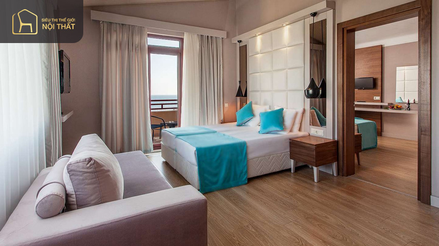 Adjoining rooms là loại phòng có chung tường nhưng không có cửa thông nhau