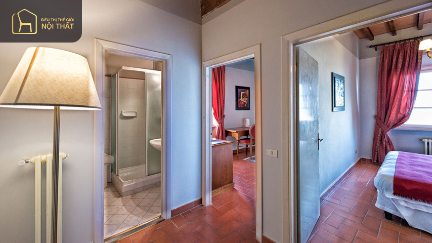 Adjacent rooms được thiết kế các phòng sát nhau có thể qua bên kia sảnh