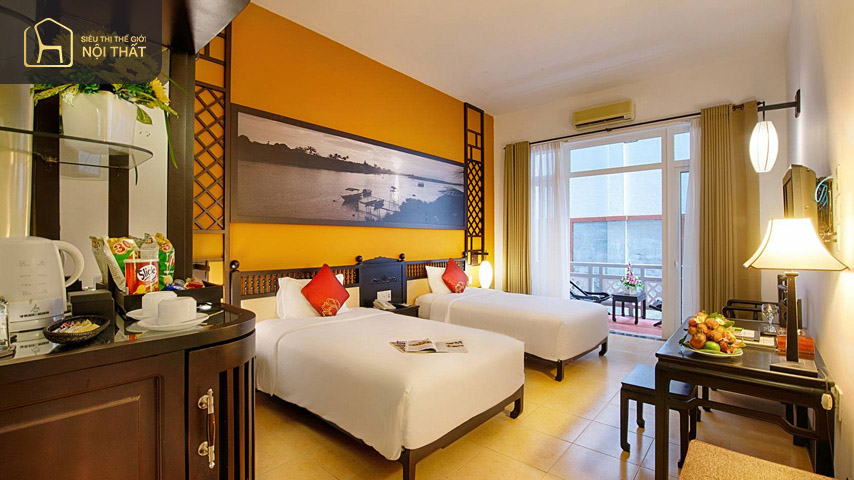 Phòng standard room là loại phòng tiêu chuẩn, đơn giản nhất trong các loại phòng khách sạn hiện nay