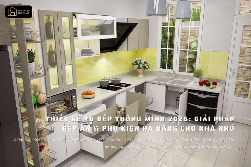 Thiết Kế Tủ Bếp Thông Minh