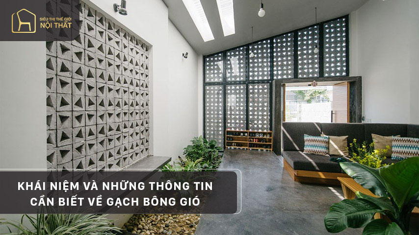 Kích thước gạch bông gió, thông tin và ứng dụng của gạch bông gió trong trang trí