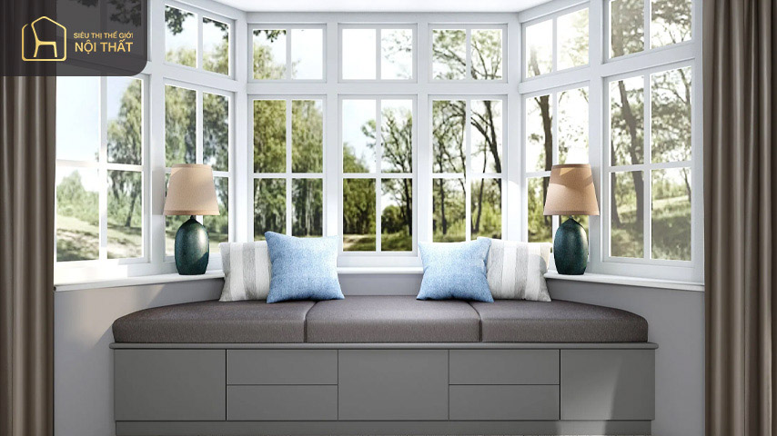 Thiết kế bay window giúp tăng không gian nội thất Thiết kế bay window giúp tăng không gian nội thất