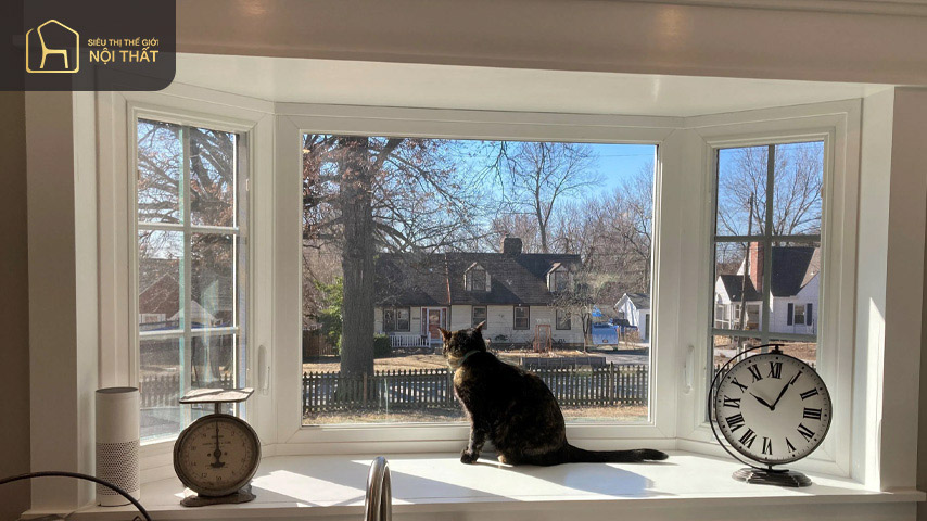 Bay window là không gian thư giãn giúp xua tan mọi căng thẳng mệt mỏi Bay window là không gian thư giãn giúp xua tan mọi căng thẳng mệt mỏi