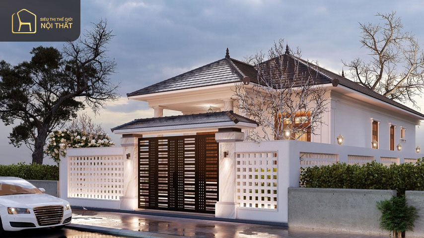 Biệt thự mini cấp 4 phù hợp với nông thôn