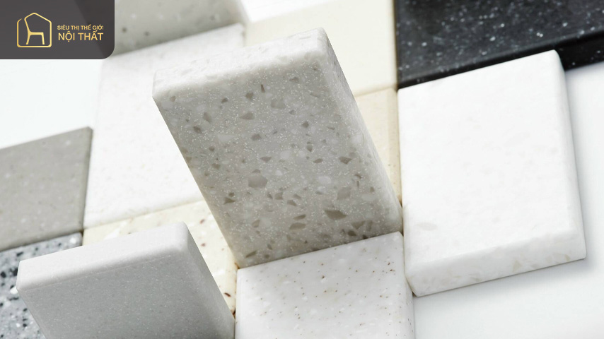 Đá nhân tạo solid surface có độ bền cao chống bám bẩn và ăn mòn Đá nhân tạo solid surface có độ bền cao chống bám bẩn và ăn mòn
