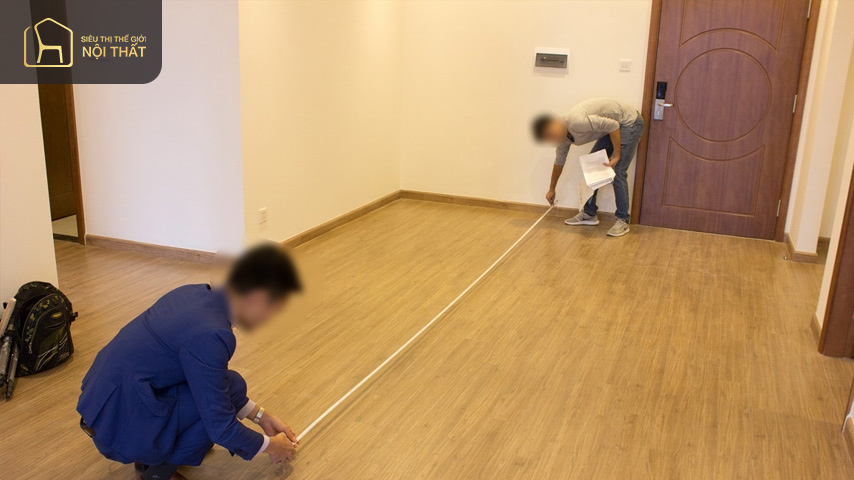 Diện tích thông thủy bao gồm nhiều phần diện tích kết hợp