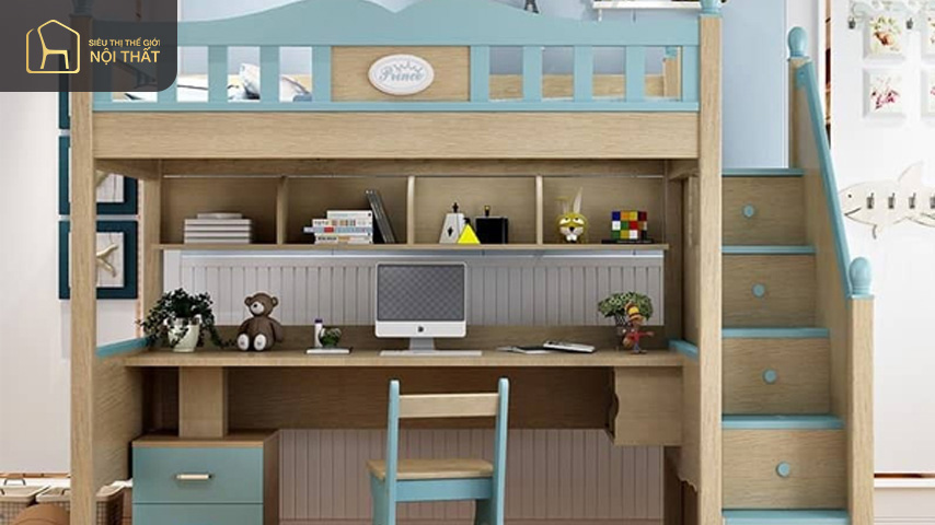 Các kiểu dáng giường tầng thông minh phổ biến