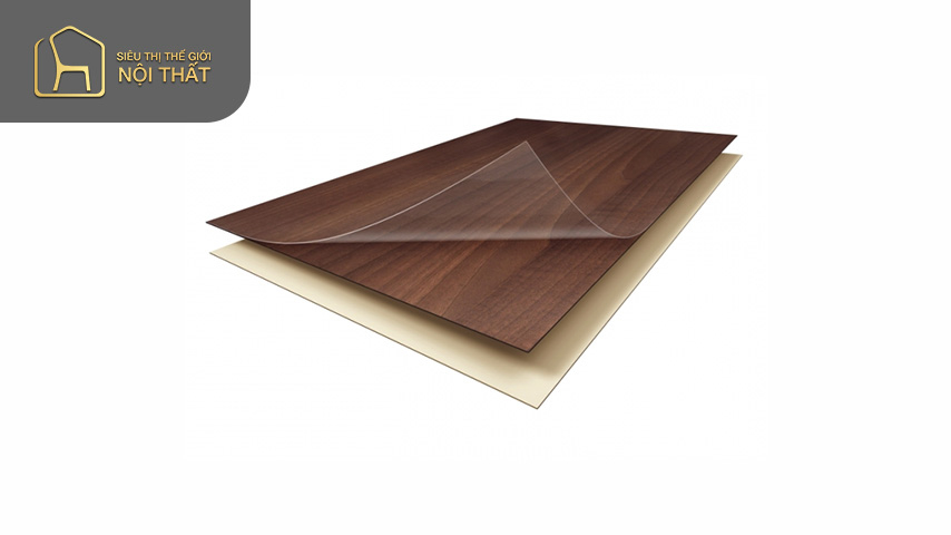 Bề mặt Melamine của gỗ công nghiệp nằm trên cốt gỗ