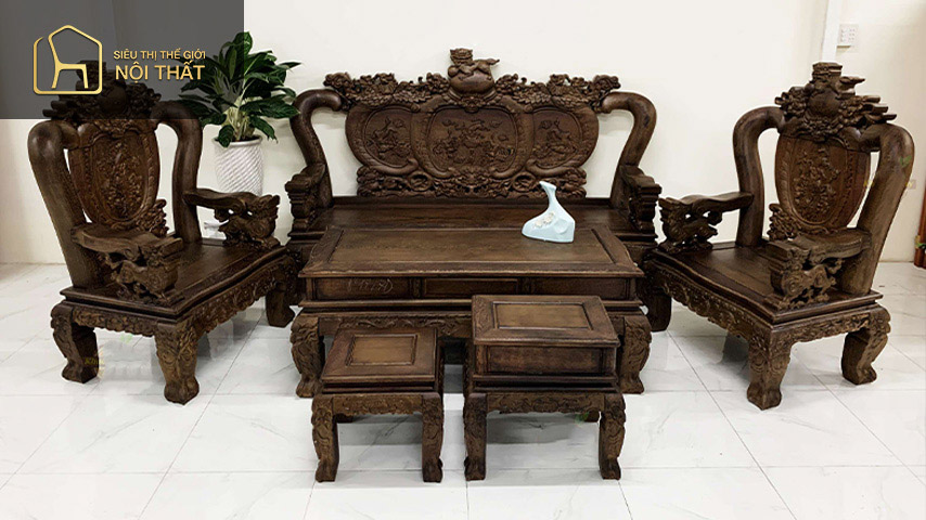 Gỗ mun hoa có tính thẩm mỹ
