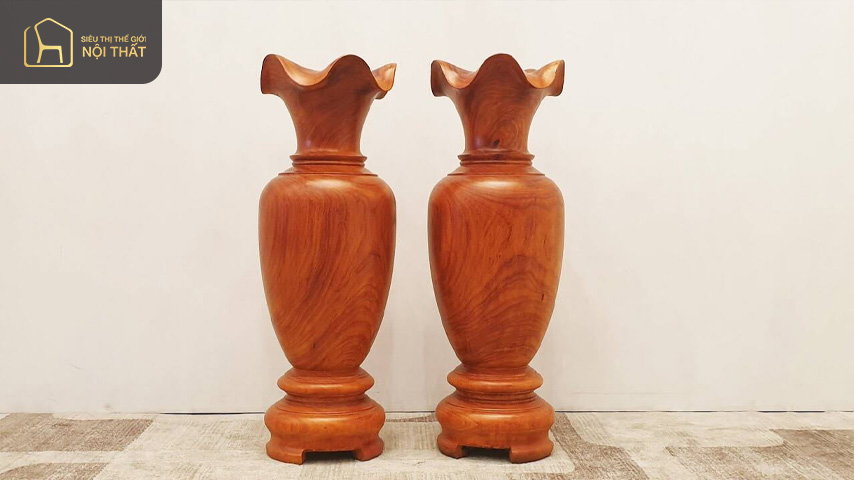 Nổi bật với lục bình gỗ xoan đào