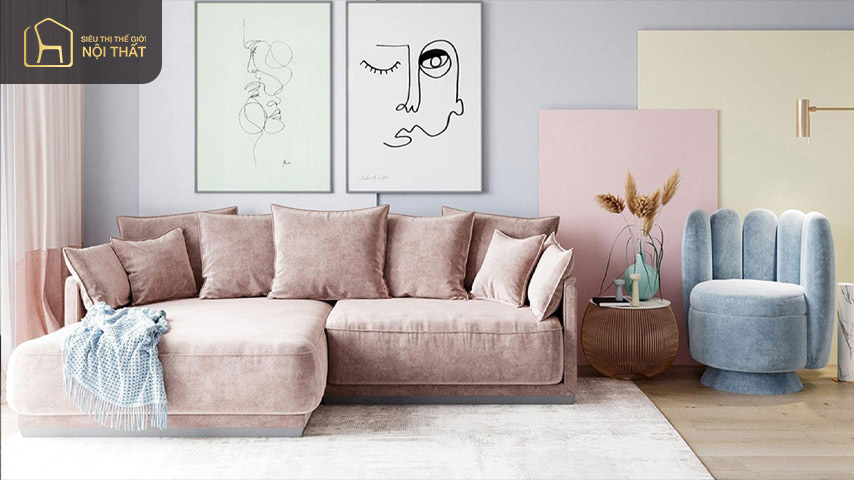Màu pastel làm cho người nhìn vào cảm thấy dễ chịu