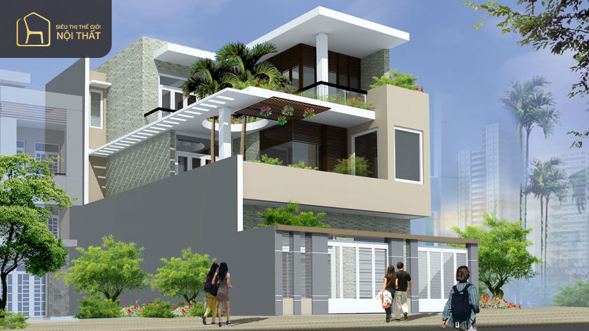 Cách chọn màu sơn nhà bên ngoài đẹp theo tùy vào các hướng của nhà