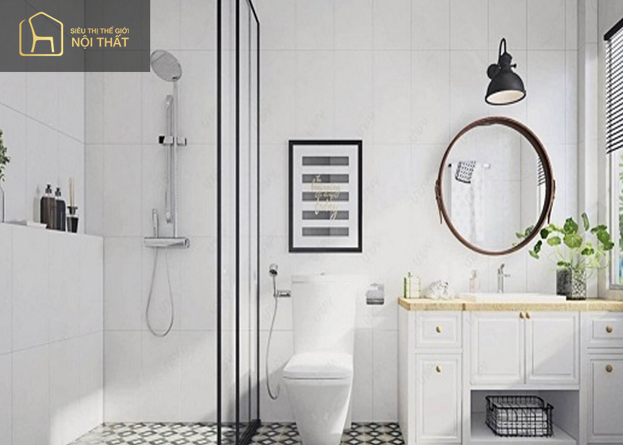 Mẫu thiết kế phòng tắm 4m2 này vô cùng hiện đại