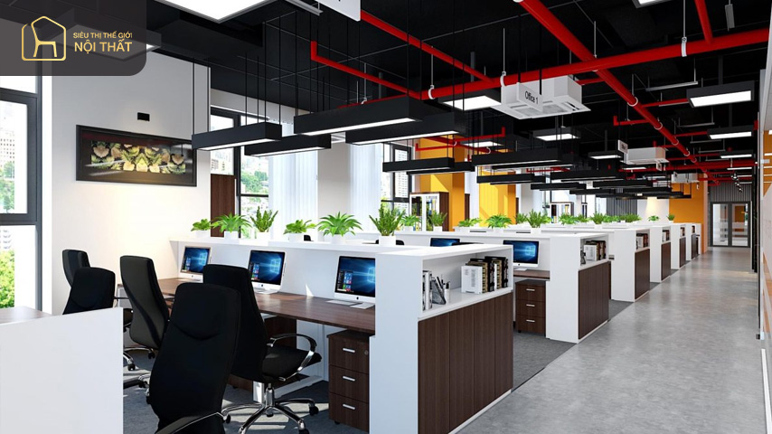 Sử dụng đồ nội thất thông minh, tích hợp hộc tủ hay kệ đựng tạo sự chuyên nghiệp