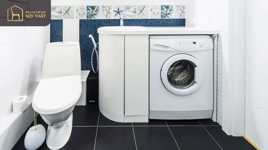 Thiết kế máy giặt trong phòng tắm làm tê liệt chức năng và hư hỏng bảng mạch