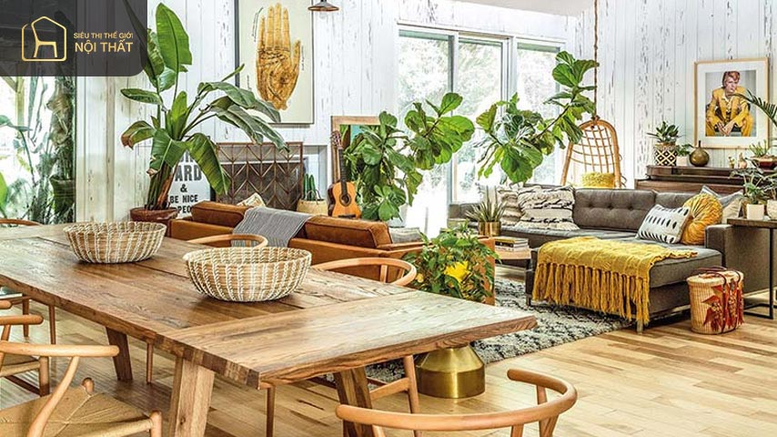 Các họa tiết độc đáo mang lại cho phong cách Bohemian sự ấn tượng