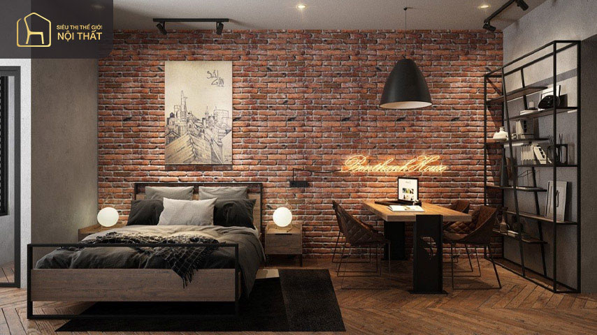 Mẫu phòng ngủ tối giản ít chiếm diện tích
