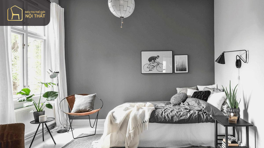 Trang trí phòng ngủ yêu thích với những chậu cây mini xanh tươi để thêm sức sống cho căn phòng của bạn
