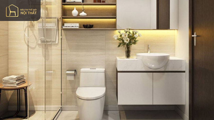 Kệ để đồ không những có tác dụng tiết kiệm diện tích lắp đặt mà còn khiến không gian trở nên gọn gàng, ngăn nắp.