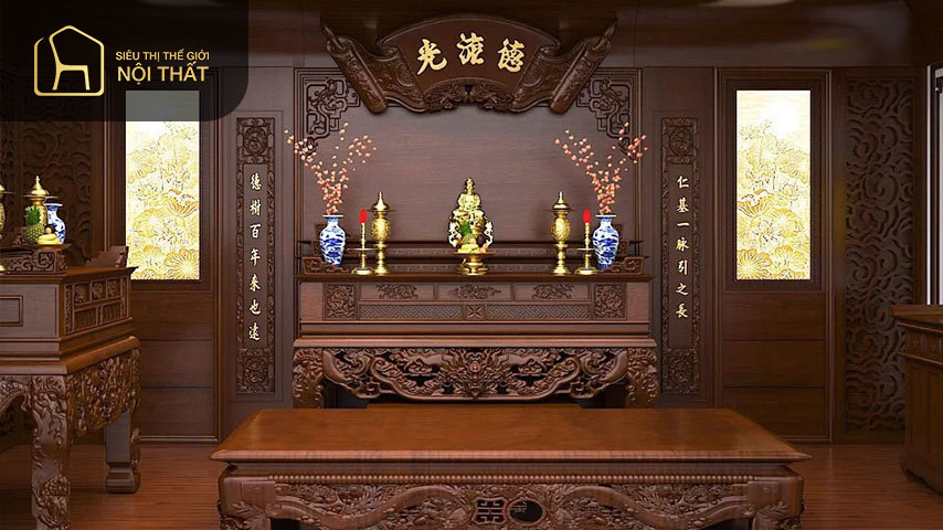 Phòng khách kết hợp ấn tượng sang trọng