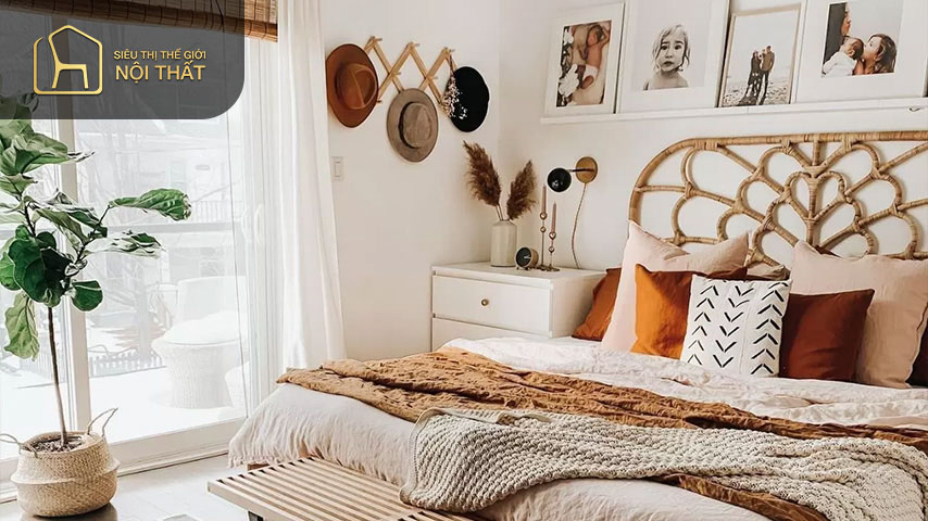 Khi thiết kế phòng ngủ Vintage nên chọn màu chủ đạo trước tiên