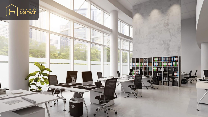 Văn phòng 30m2 hiện đại với không gian mở