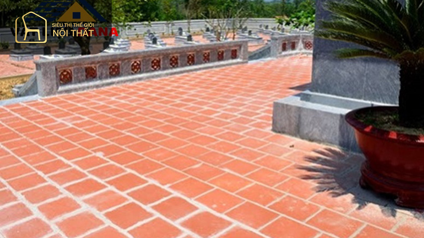 Gạch đỏ Đồng Tâm có độ bám tốt, phù hợp cho nội và ngoại thất
