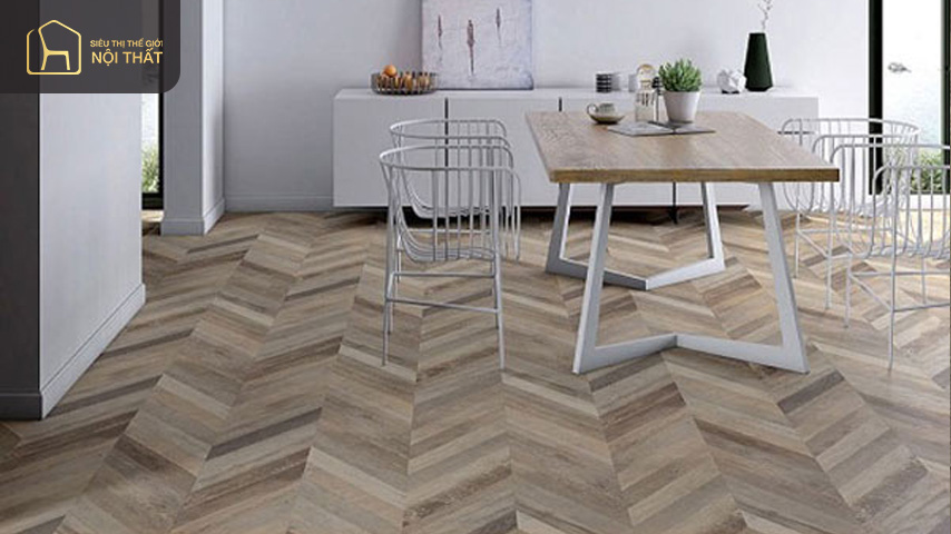 Kiểu lát gạch xương cá độc đáo