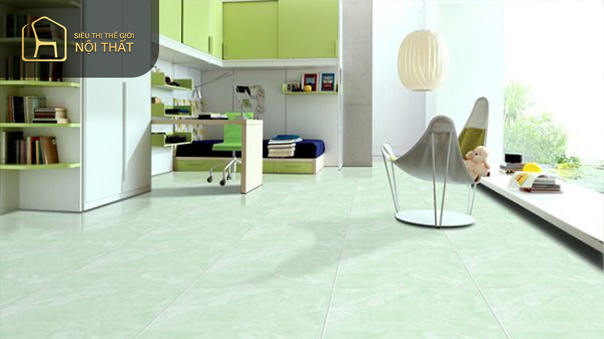 Xanh cẩm ngọc họa tiết nhẹ nhàng đầy quý phái