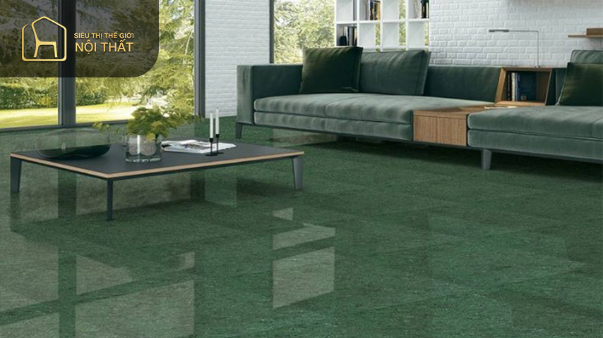 Nhấn mạnh sự cổ điển với gam màu xanh rêu